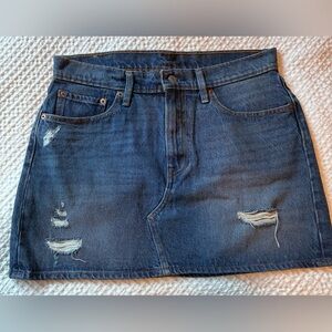 Levis Jean Skirt Ladies Size 31